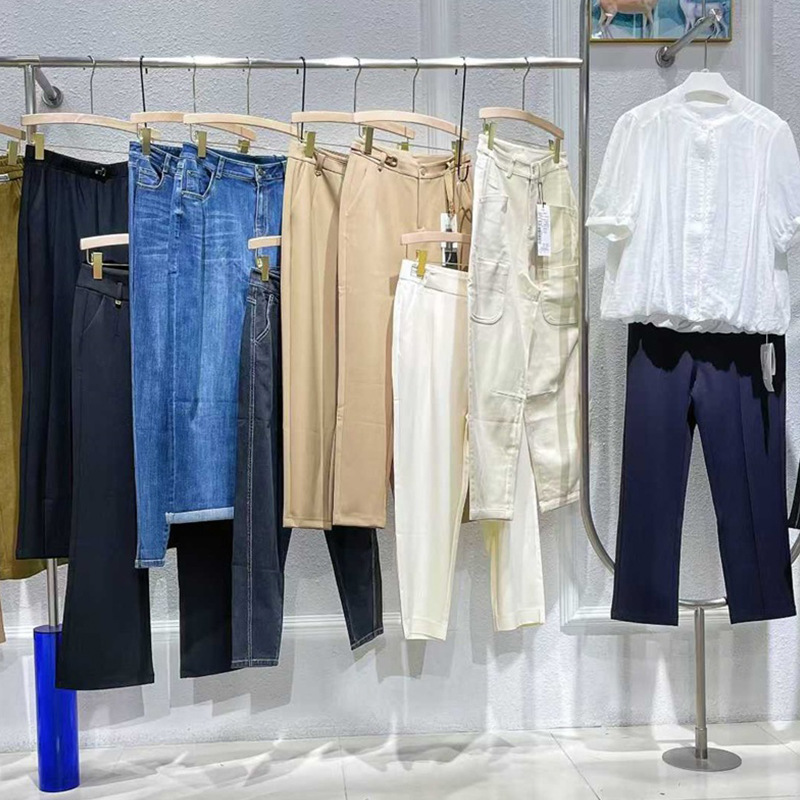 25秋款韩氏伊人知性优雅风休闲裤直播间流量品牌大版型女装库存货