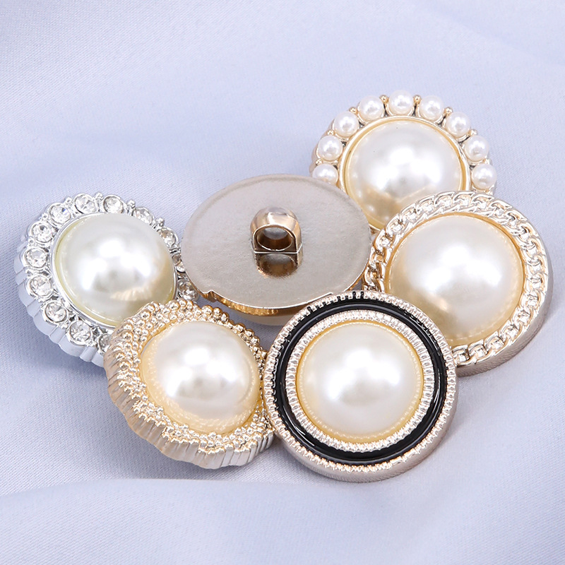 貂皮大衣扣子高档大扣皮草纽扣时尚百搭装饰韩版羊绒水钻配件