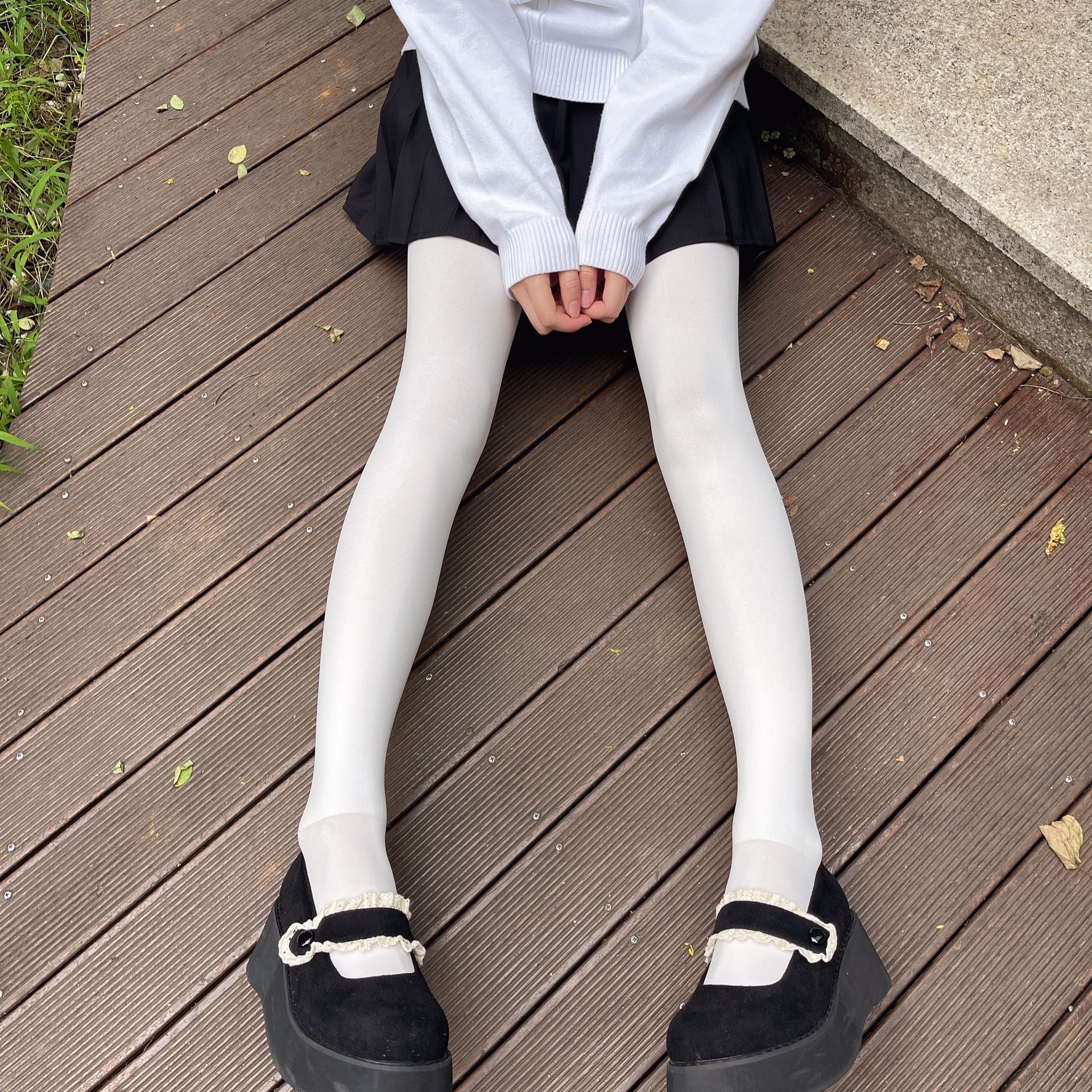 天鹅绒180d打底裤隐形光腿神器微透不加绒脚底防臭棉防滑裤袜