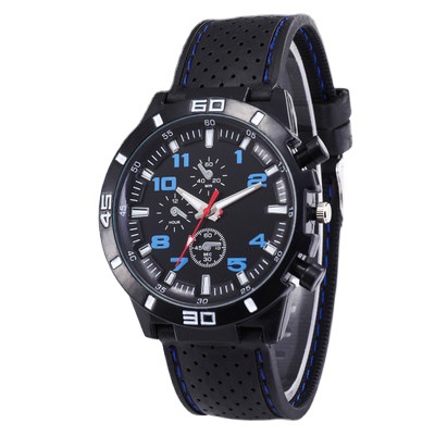 New Wish Hot Selling Foreign Trade Sports Silicone Fashion Racing Business Quartz Men's Watch Watch Wholesale