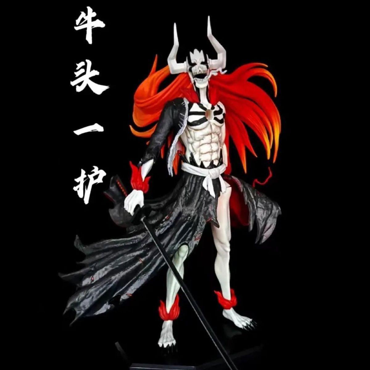 死神 黑崎一护 幕后虚化 牛头一护 站姿 雕像 场景 模型 盒装手办