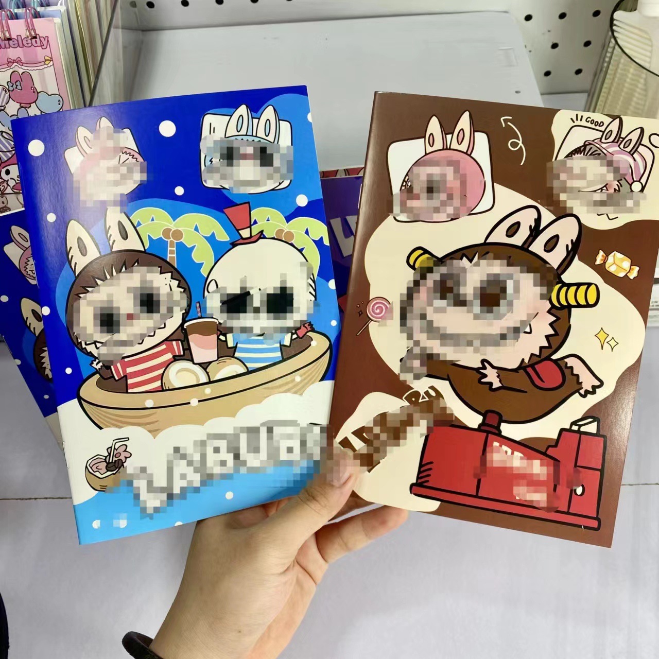 卡通笔记本骑马订可爱记事本 24新款高颜值车线本创意学生笔记本