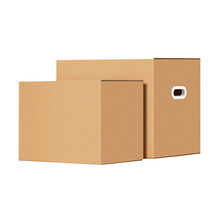 厂家供应瓦楞正方形电商纸箱搬家箱长方形邮政纸箱快递纸箱子批发