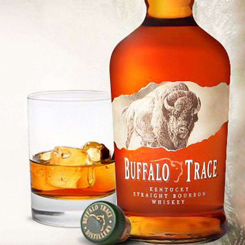 水牛足迹威士忌 buffalotrace波本威士忌美国 野牛仙踪足迹750ml