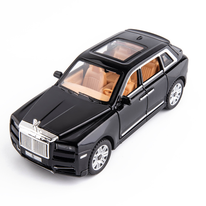 Jinlifang Alloy Car Model Children's Toy 1:28 Curry South Sound and Light Warrior Six-Door Boxed