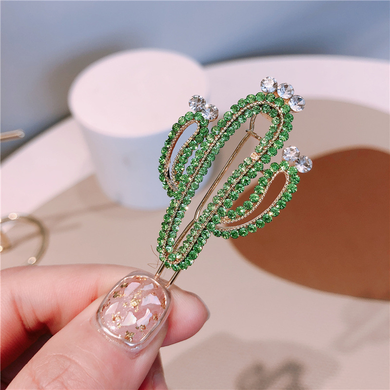 春款头饰品发饰边夹 卡通水果系青蛙夹女刘海边夹女学生发饰