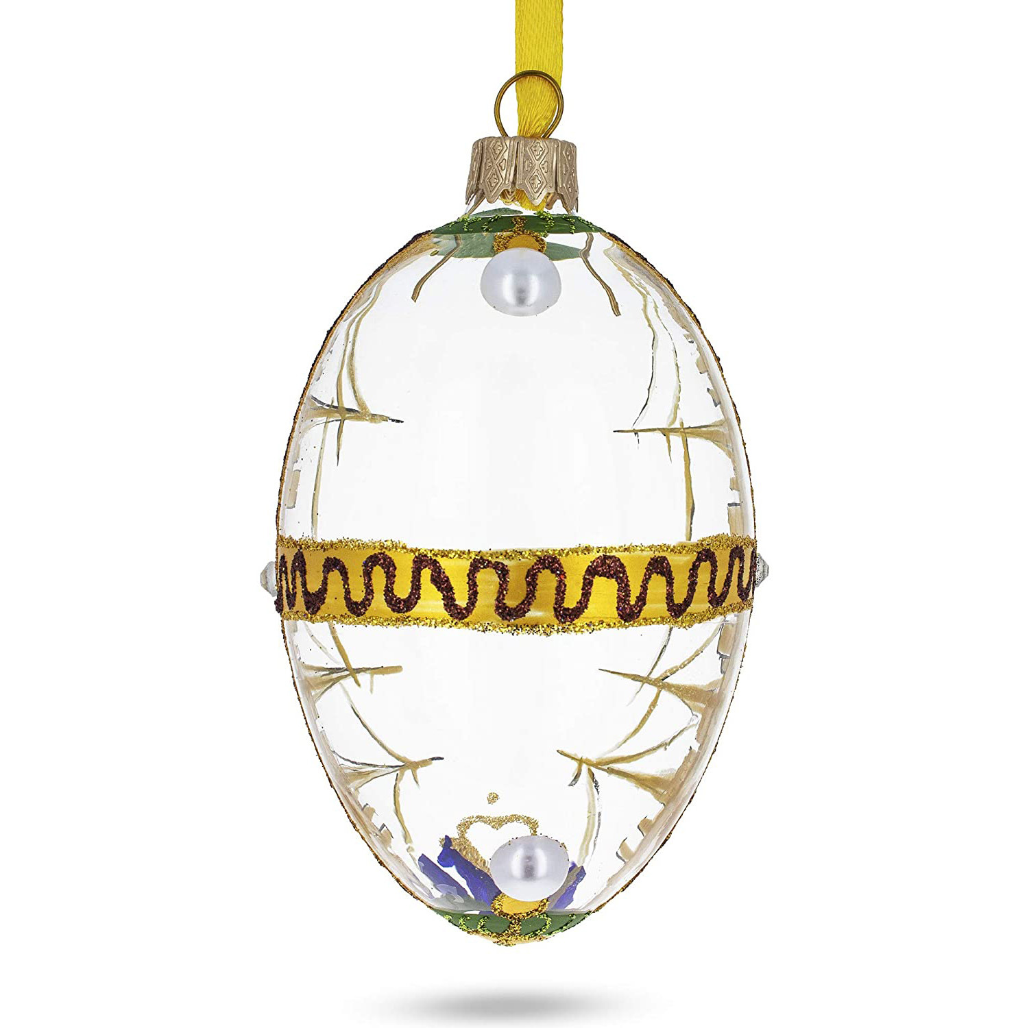 复活玻璃蛋挂件 玻璃复活节挂饰 玻璃工艺品 复活节挂饰-阿里巴巴