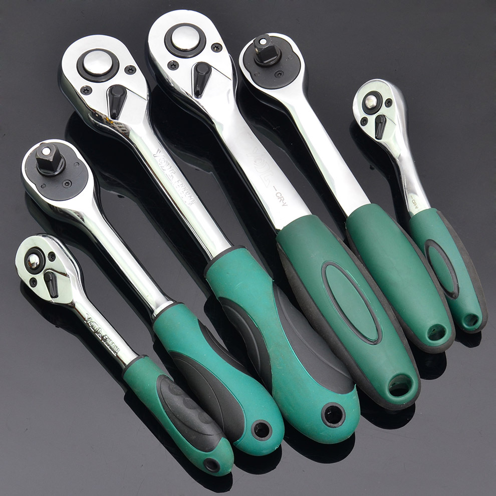 批发套筒棘轮扳手72齿棘轮柄汽修快速扳手大飞中飞小飞扳子工具板