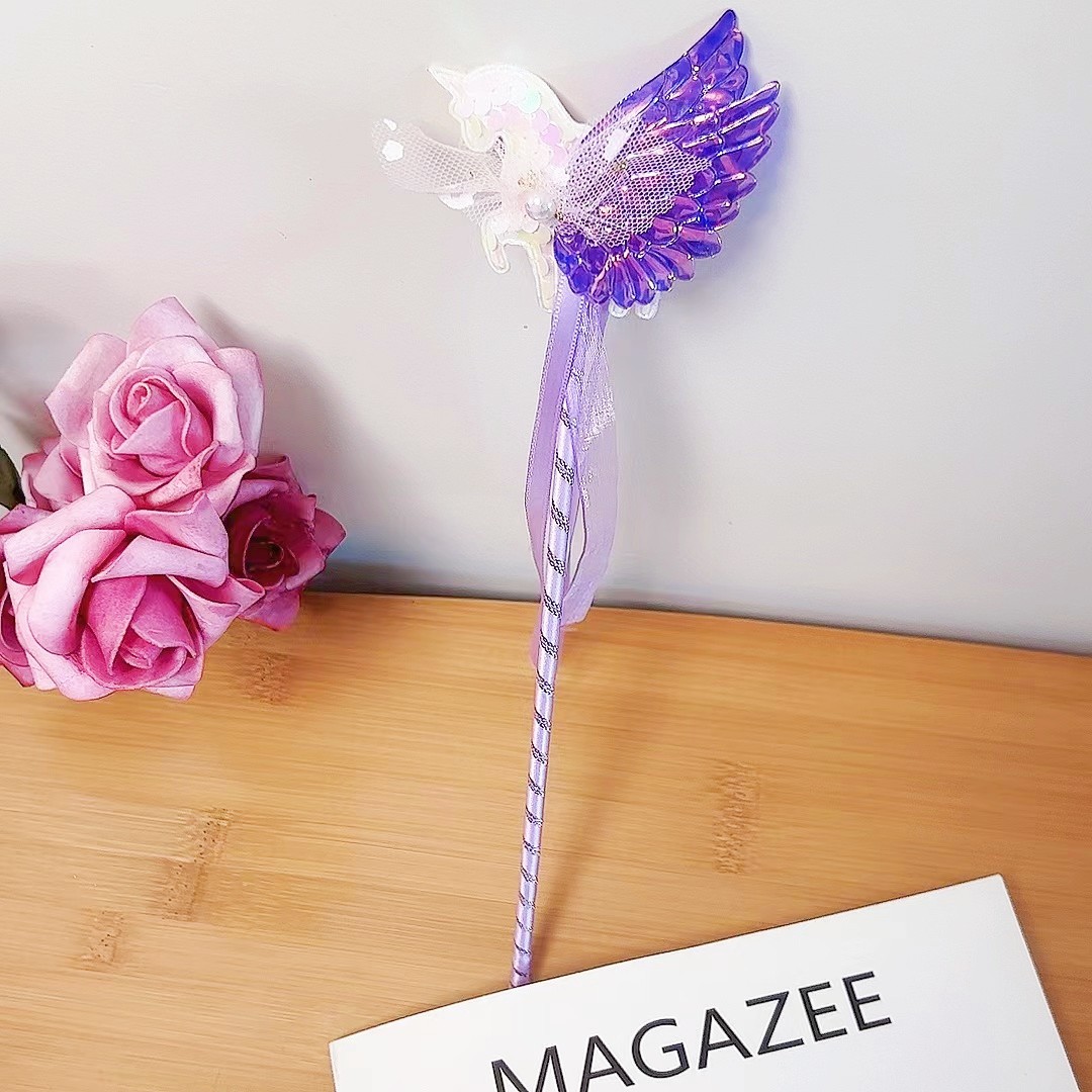 Children's Unicorn Butterfly Magic Wand Wings Princess Magic Wand Wholesale Factory Direct Sales