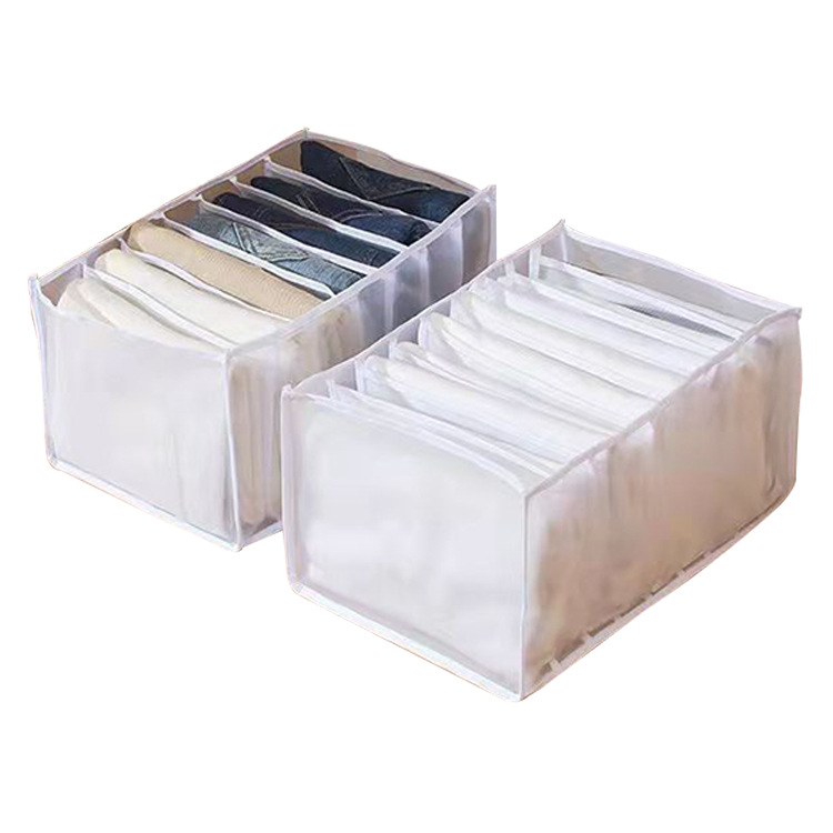 Underwear Pants Clothes Panties Storage Storage Box Drawer Clothing Separated Bag Household Wardrobe Jeans Storage Box