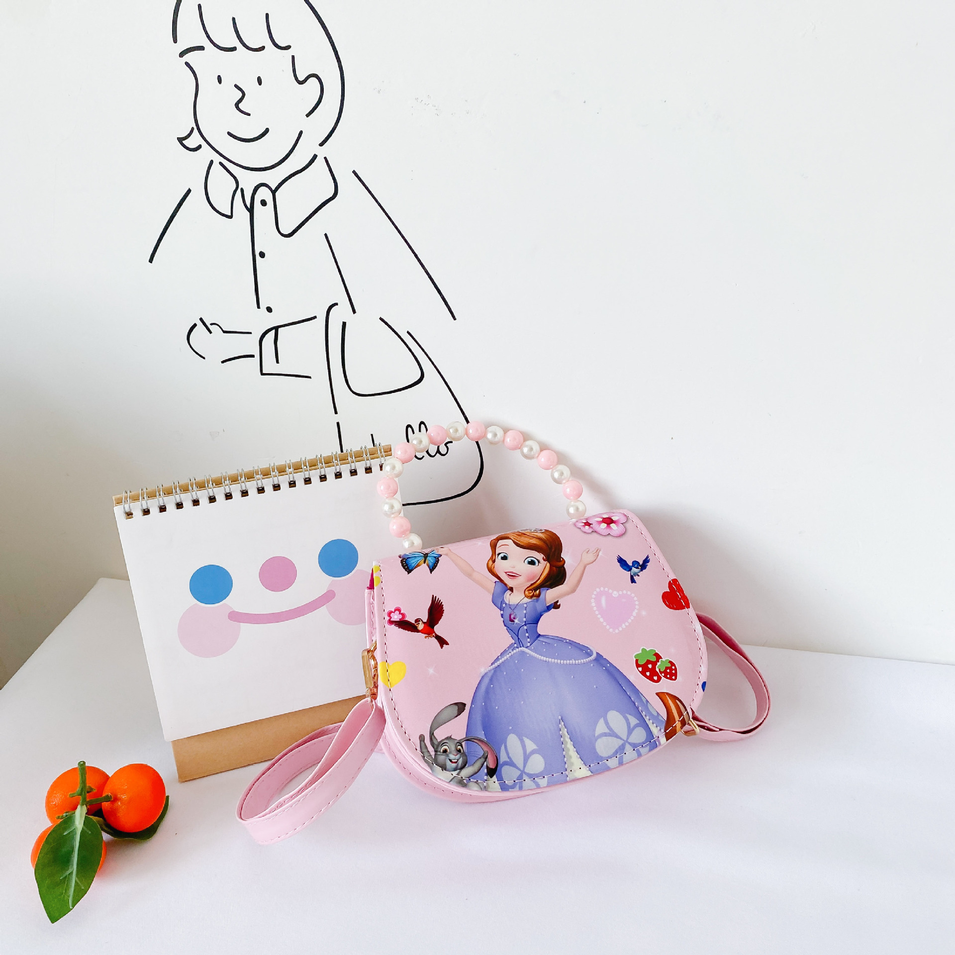 儿童包女童单肩包小孩斜挎包可爱卡通挎包儿童单肩斜挎手提包