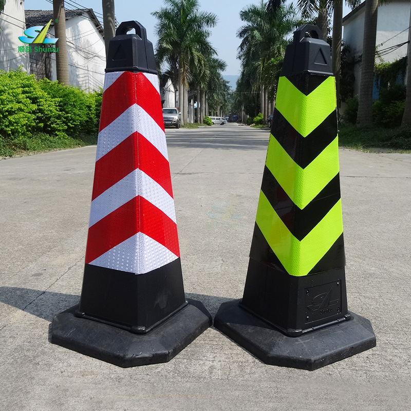 顺路科技720提环方锥高速专用雪糕桶  反光路障 高品质 厂家直销