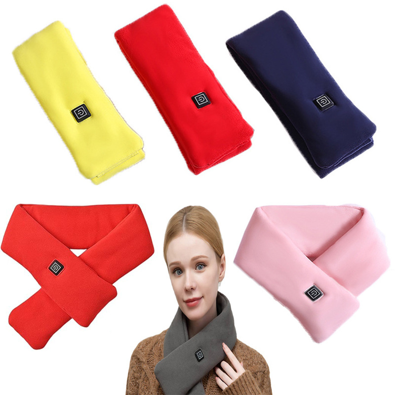 跨境发热围巾护颈颈椎热敷加热围脖脖套智能冬季防寒男女保暖