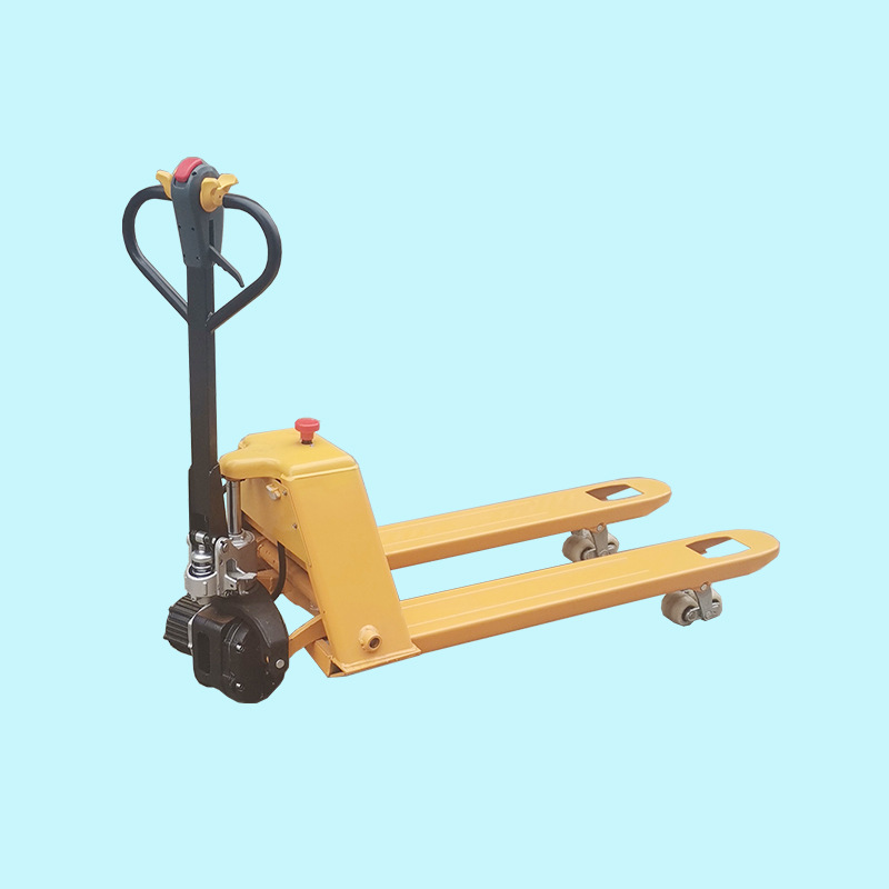 供应2吨电动托盘搬运车手推搬运车家用自动小型锂电地牛老虎叉车