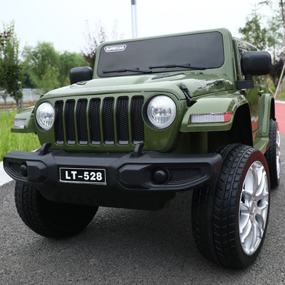 牧马人儿童电动车小孩可坐大号越野车男女宝宝四轮带遥控玩具汽车