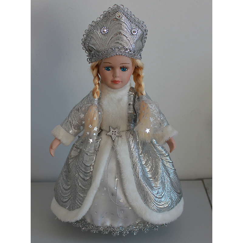 kevina出品30厘米俄罗斯雪娃雪姑娘洋娃娃圣诞礼品玩偶冬装娃娃