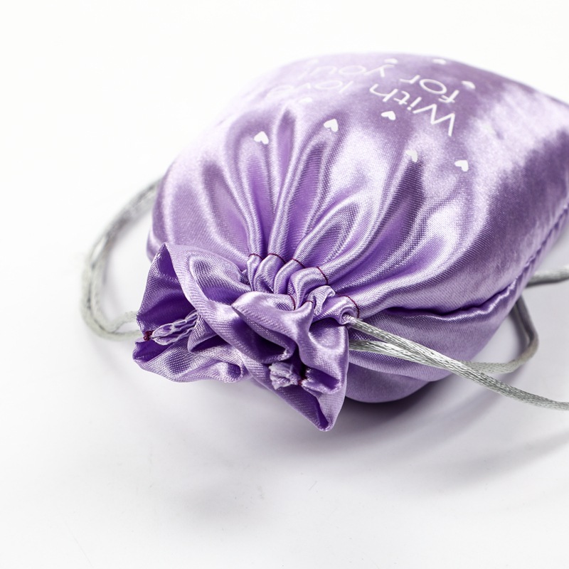 Satin Jewelry Bag Satin Bag Storage Cloth Bag Mobile Power Satin Bag Gift Jewelry Drawstring Bag Wholesale