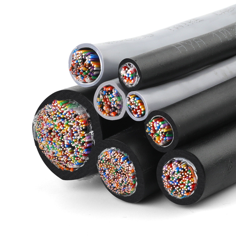 hsyv室内大对数无氧铜通信电缆8 16 25 50 100对三类双绞电话电缆