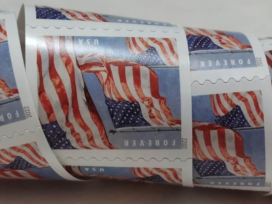 全新美国2022 2017  2018 2019卷装永久forever邮票