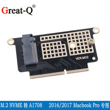 NVMe M.2 NGFF SSD转2016 2017版MacBook Pro A1708 SSD转接卡