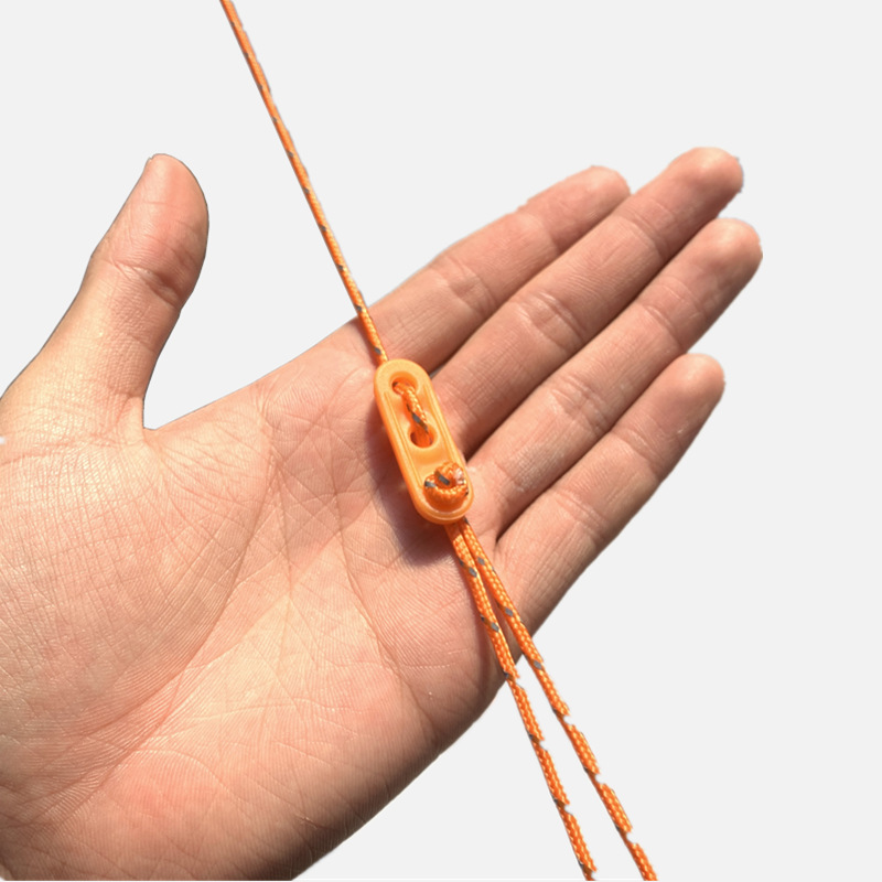 户外野营 塑料风绳扣三眼绳扣 露天帐篷绳扣 固定扣