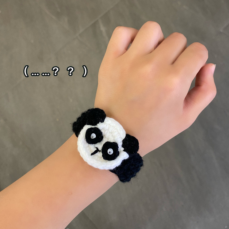 原创成品手工编织毛线可爱童趣狮子动物手环手链礼物闺蜜情侣饰品