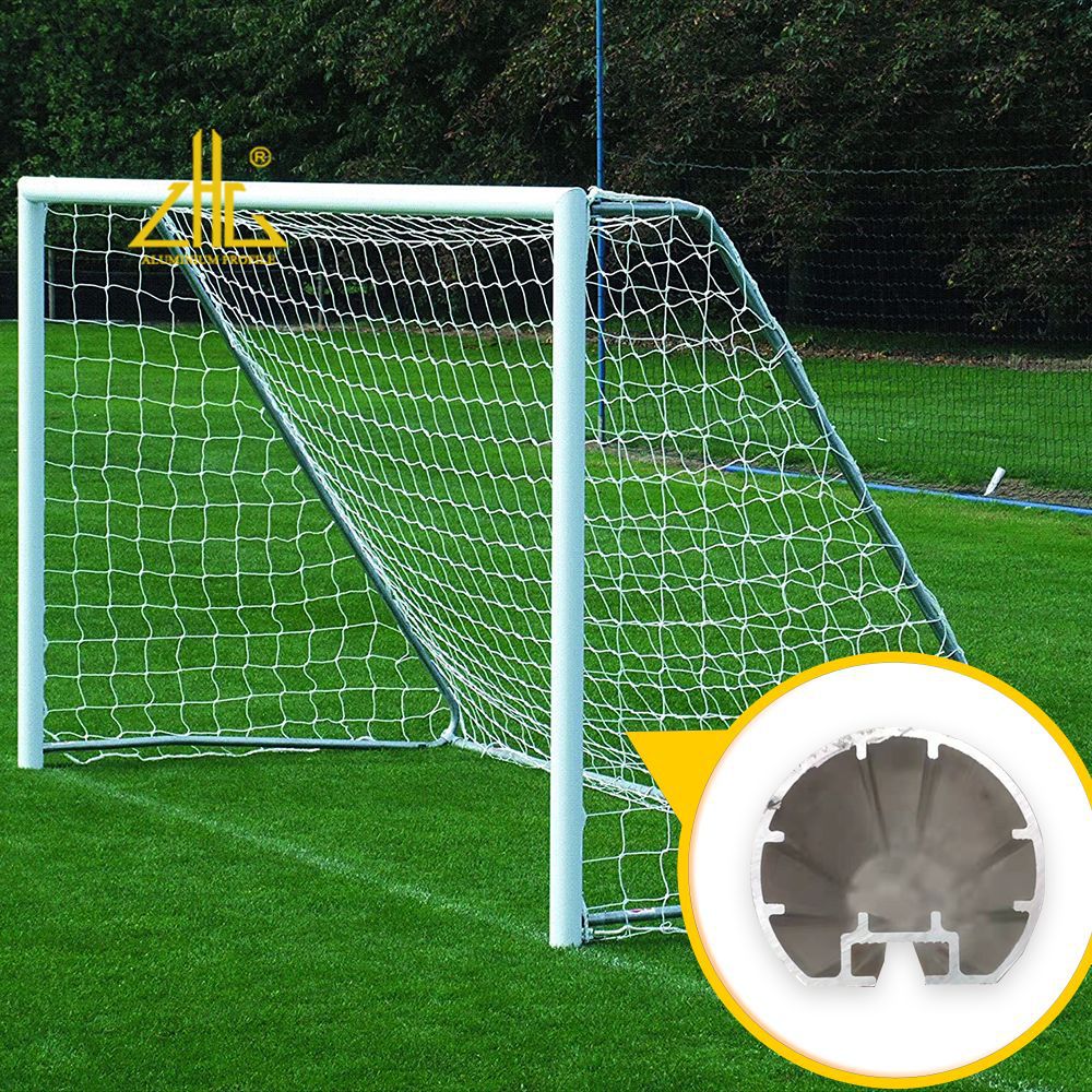 铝型材定制 足球场护栏 足球架栏杆框架型材加工铝合金开模铝型材