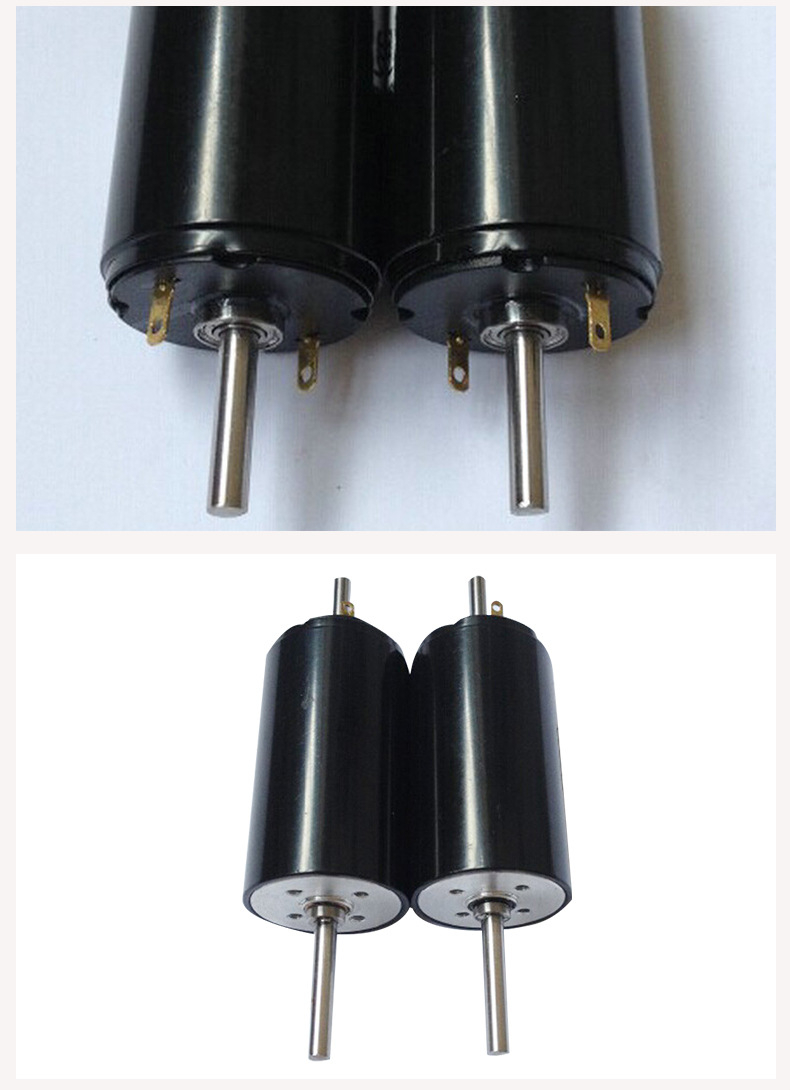 微型直流有刷空心杯电机 22syk42 双出轴 电动工具空心杯电动机