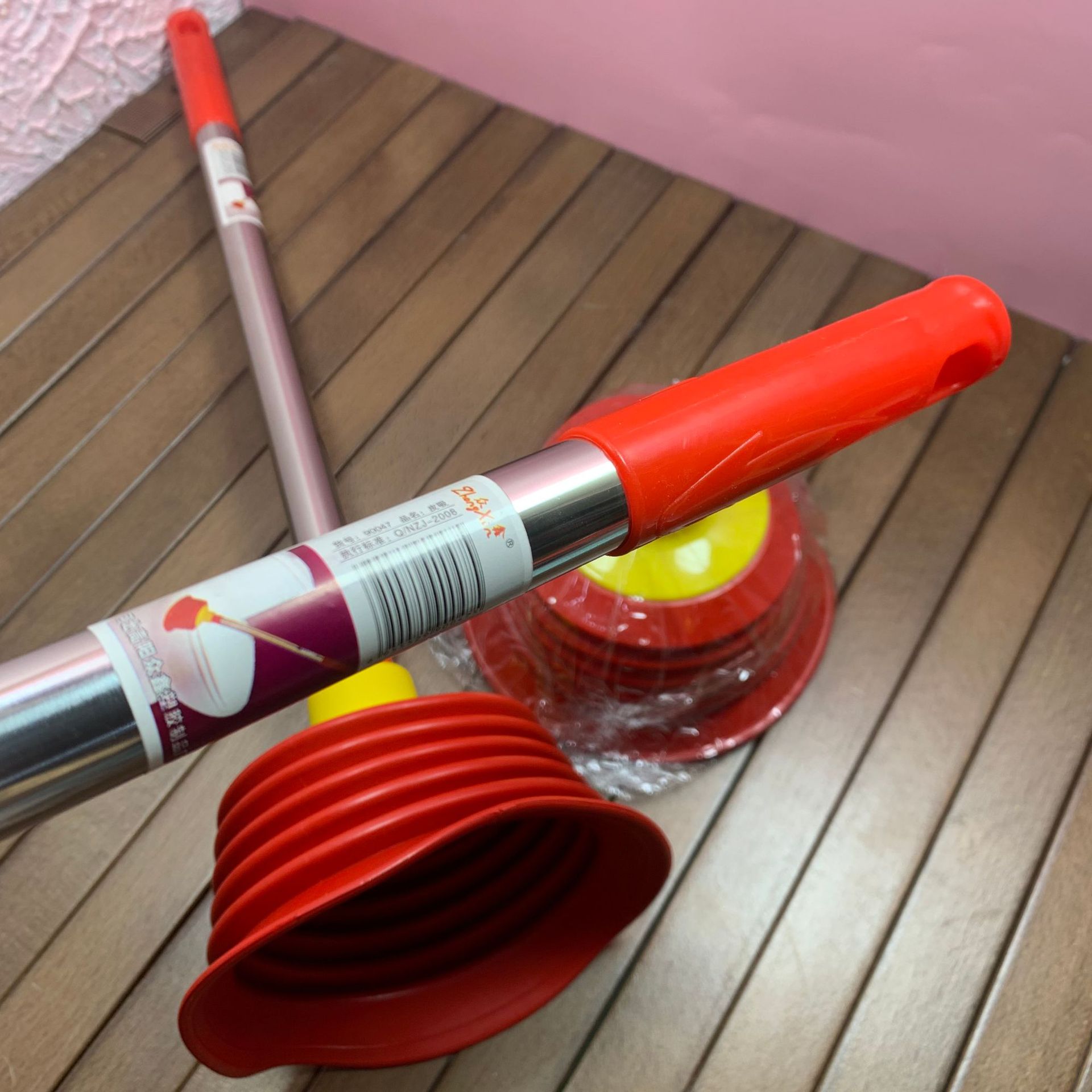 众鑫90047马桶疏通神器 皮搋子吸盘通厕所工具坐便器疏通堵塞皮吸