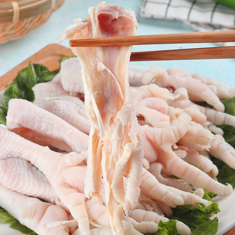 无骨鸡爪生冷冻批发去骨鸡爪生鲜鸡脚柠檬泡椒凤爪商用脱骨鸡爪子
