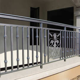 供应铝合金阳台护栏走廊阳台防护栏杆加工定制款阳台护栏防护围栏