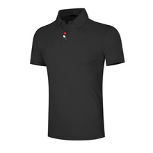 高尔夫男装短袖logo、款式定制速干透气休闲运动T恤服装批发