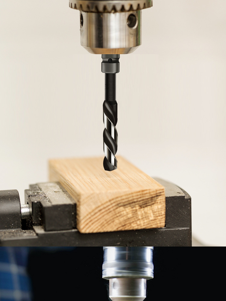 电动扳手常用木工加长麻花钻头子模板钻转换接头木板开孔打孔套筒