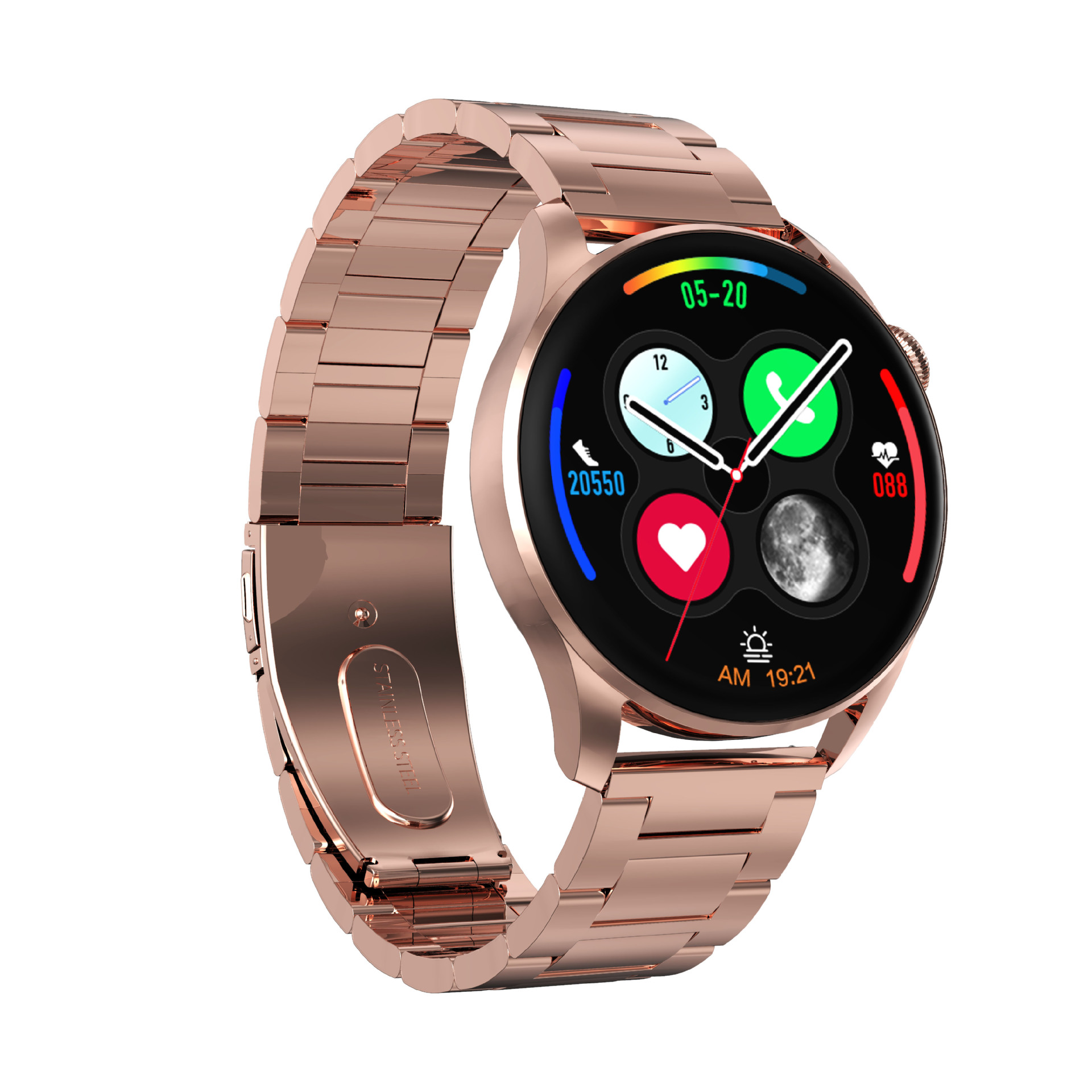 q3max无刻度nfc支付无线充电高端商务智能心率运动蓝牙通话ai手表