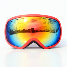 跨境外贸REVO镀膜滑雪眼镜可卡近视镜防雪盲/双层防雾HX10