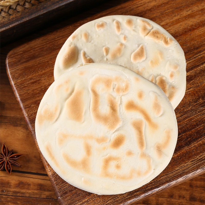 白吉馍饼肉夹馍饼胚陕西特产早餐店半成品烧饼商用火烧饼56个面饼