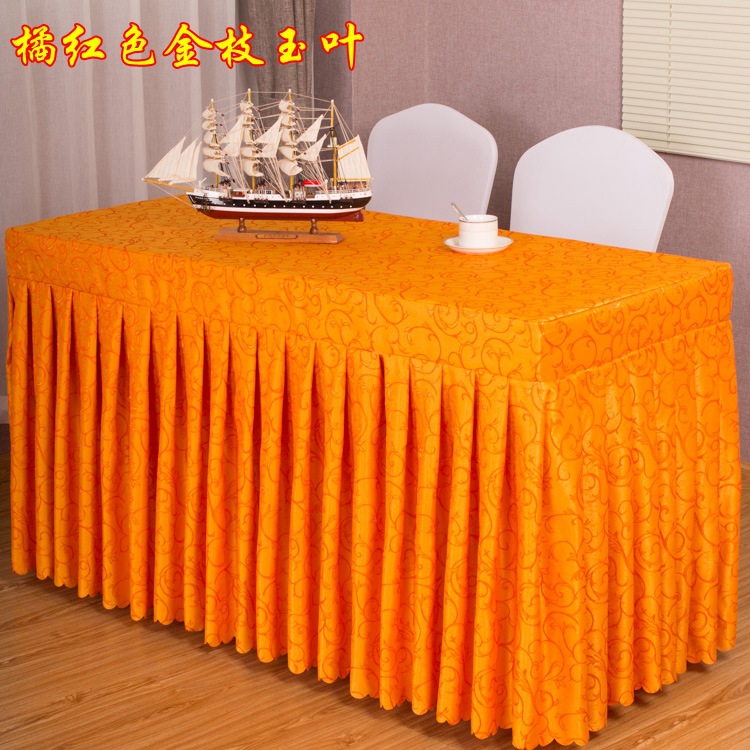 Wholesale Tablecloth Wedding Table Apron Wedding Stage Curtain Wedding Stage Skirt Wedding Props Stage