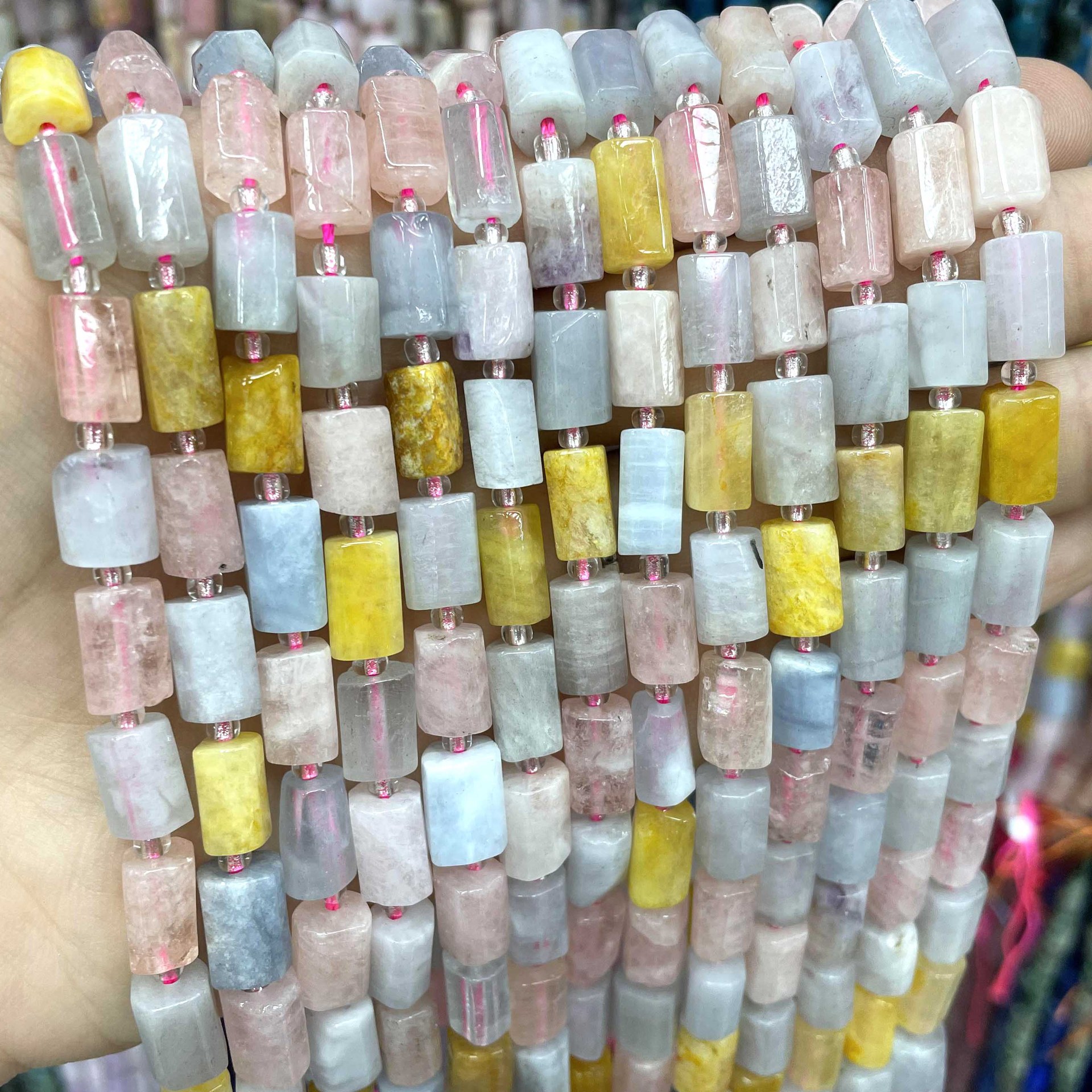 彩摩根散珠 圆柱形串珠diy珠子饰品配件散珠批发 厂家直供-阿里巴巴