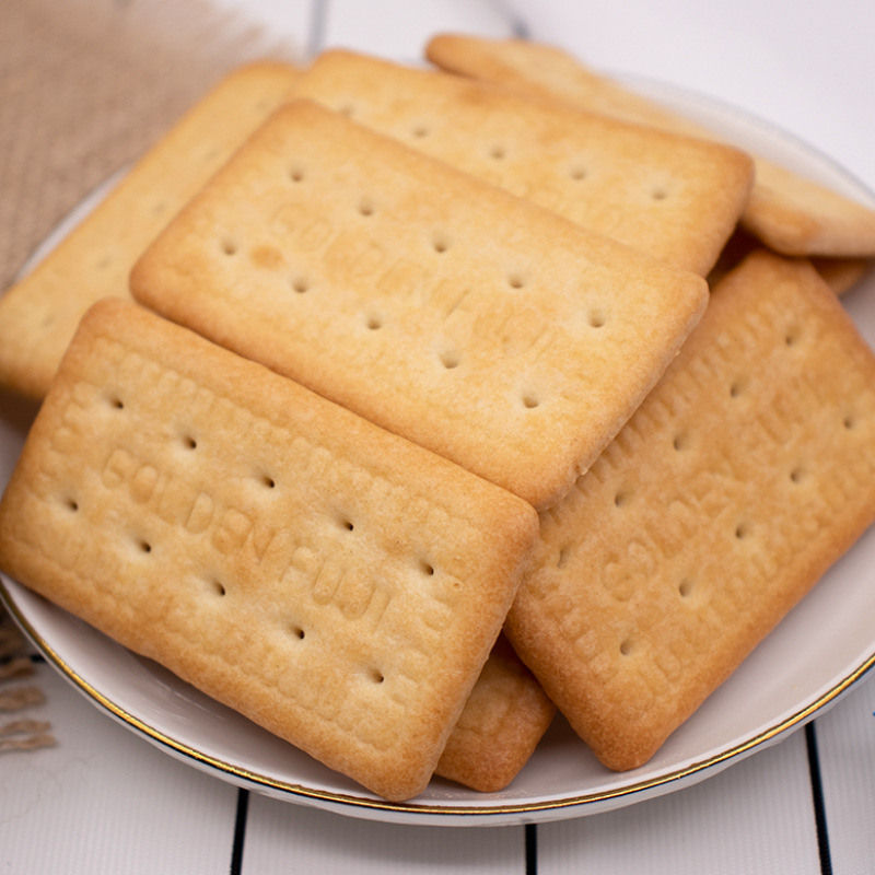 金富士香浓牛奶味牛乳饼干整箱8斤清真儿童小包装零食钙奶早餐饼