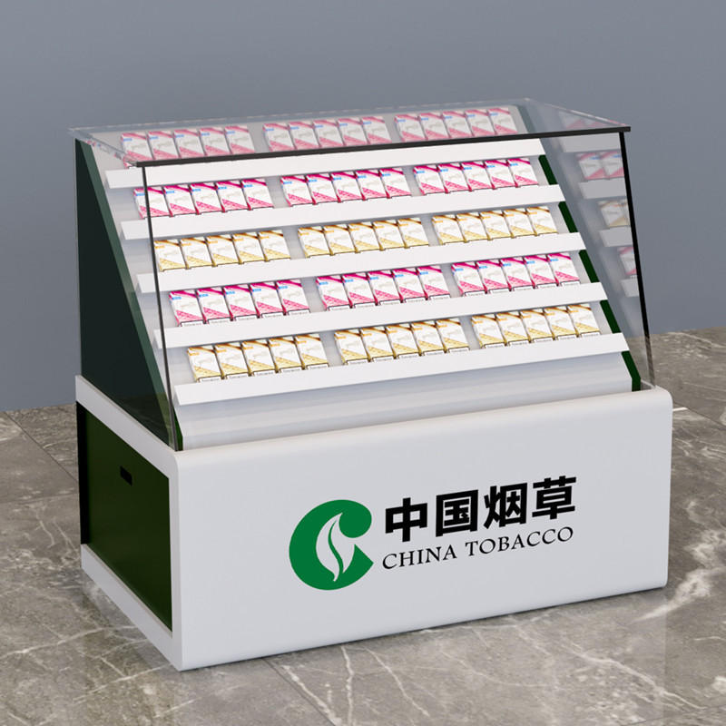 新款烟柜便利店玻璃柜中国烟草专卖烟柜超市收银台背柜组合烟酒柜