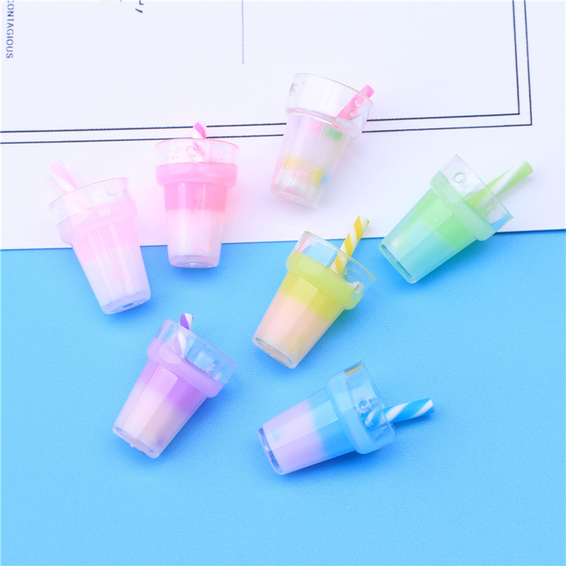 Double-Piece Polymer Clay Bottle Cup Eardrops Diy Decoration Drink Cup Homemade Handmade Phone Case Kit Accessories