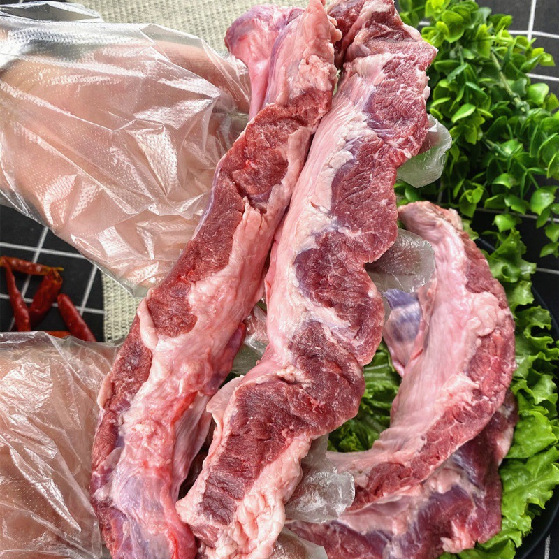 油边肉商用东北烧烤大猪肋新鲜冷冻罗隔护心护心脂大块厂家直销