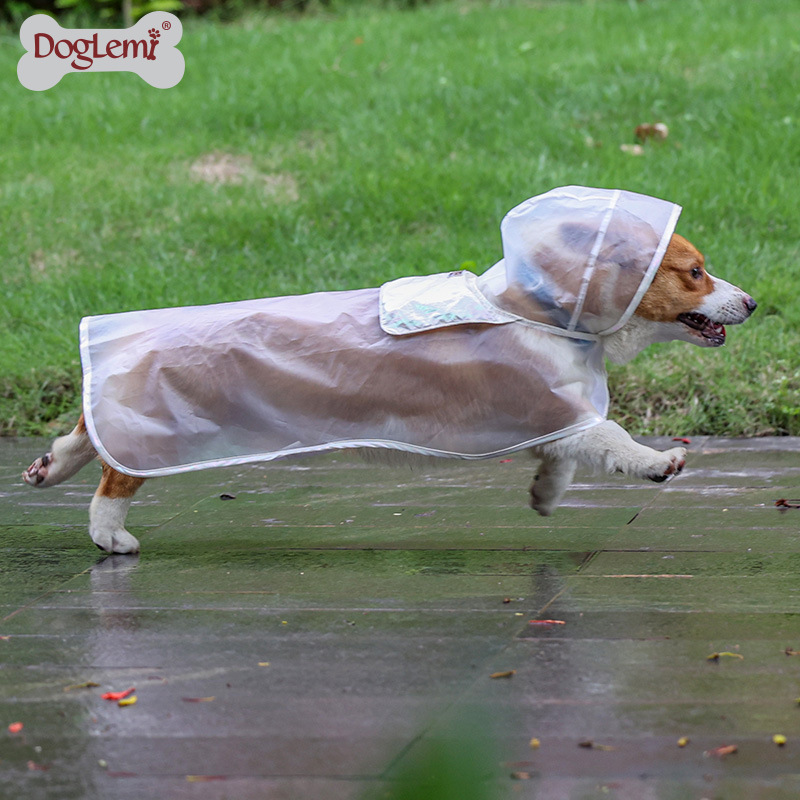狗狗雨衣中小型犬宠物雨天衣服防水雨披小狗法斗柯基雨天宠物衣服