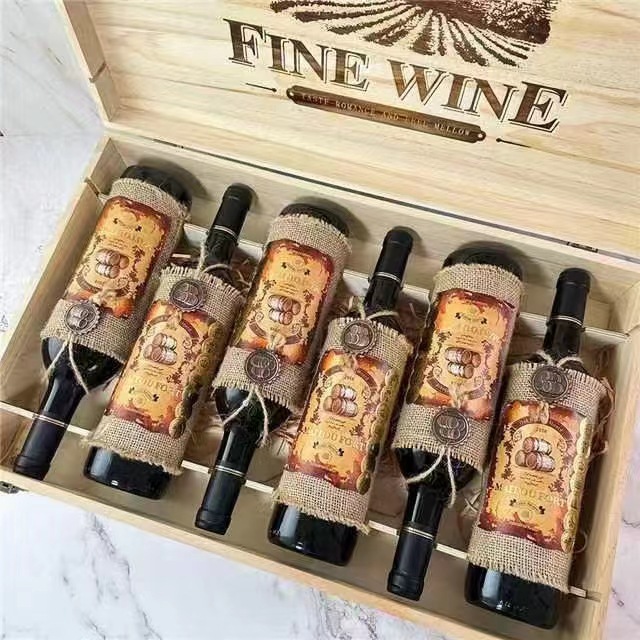 法国进口红酒 橡木桶窖藏干红葡萄酒礼盒装 招待用酒送礼批发代发