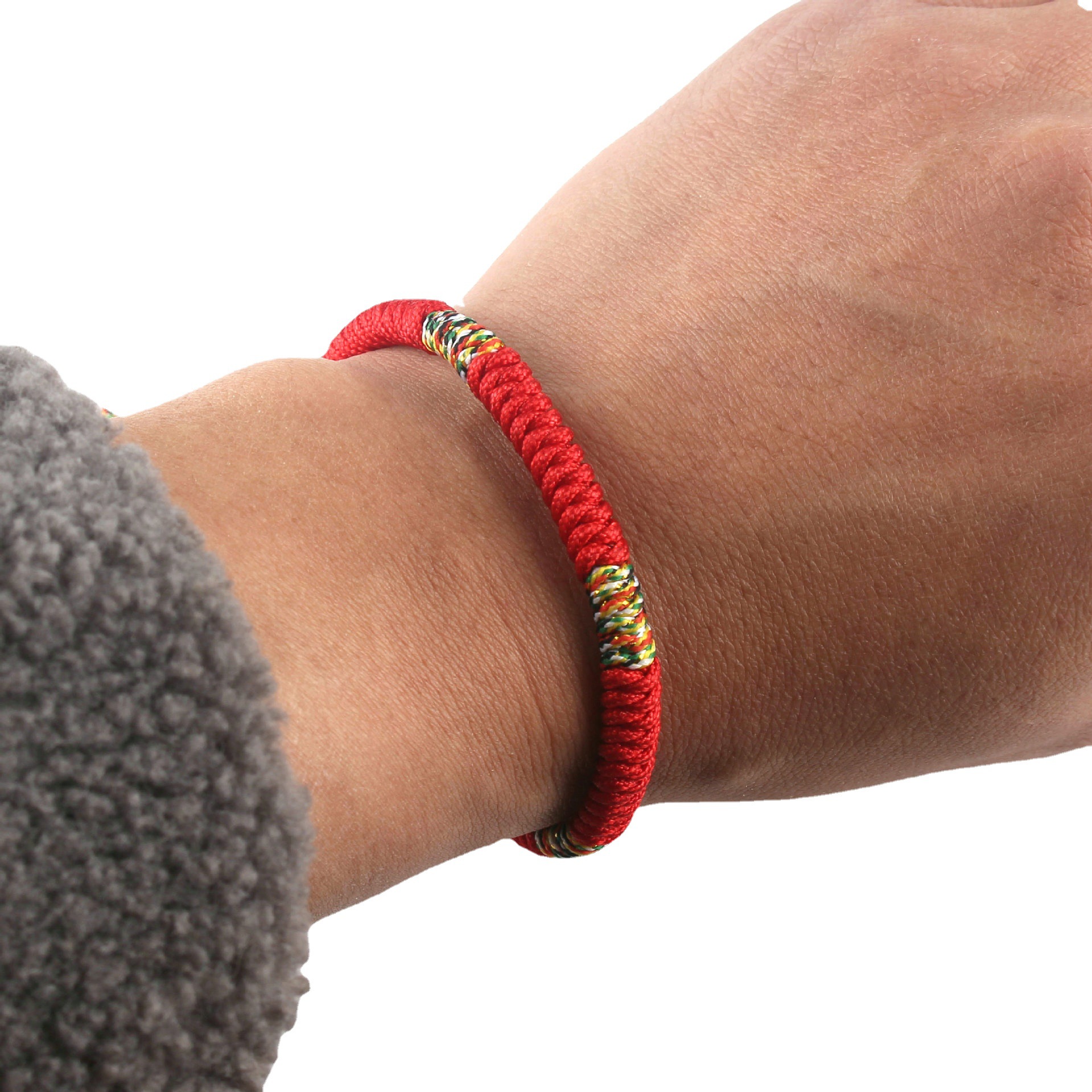 本命年红绳手链手工编织金刚结手链情侣手绳幸运手饰跨境电商货源