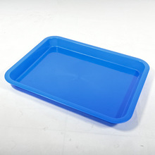 加厚塑料周转盘塑胶盘物料盆茶盘端子盘工具零件物料浅盘货架方