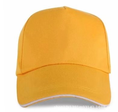 Cotton Hat Light Plate Peaked Cap Baseball Cap Hat Set Advertising Cap Picture Printing Embroidery