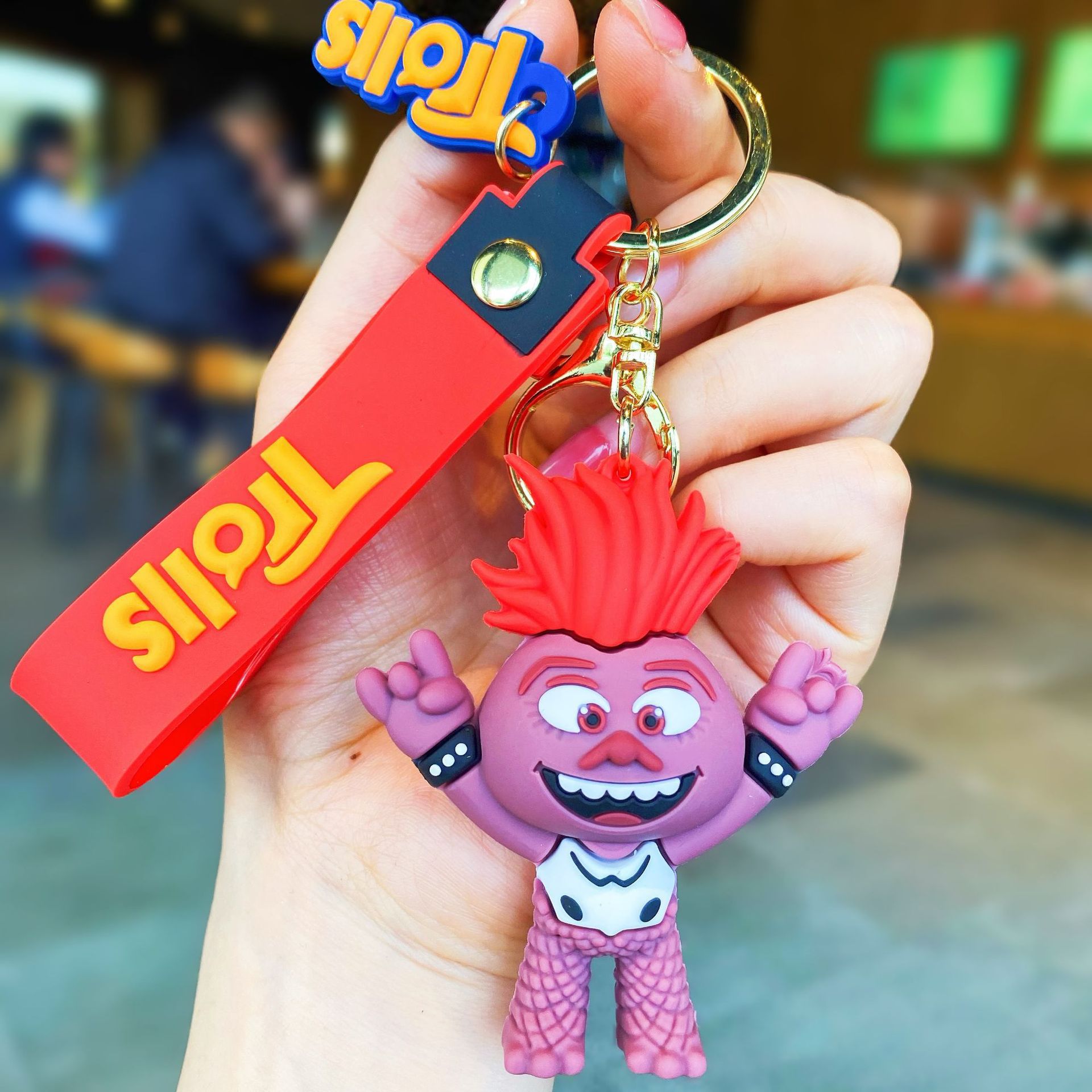 Cross-Border Hot Selling Creative Cartoon Keychain Cute Magic Elf Bobi Doll Bag Pendant Car Key Chain