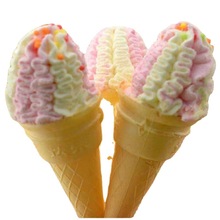冰淇淋新奇糖果脆筒甜筒棉花糖儿童生日聚会零食甜品软糖厂批发厂