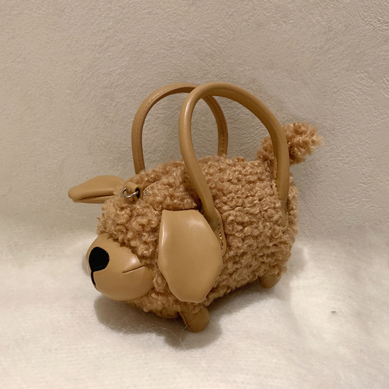 原创迷你小羊玛丽手提包包女2021新款秋冬百搭毛绒单肩斜挎包